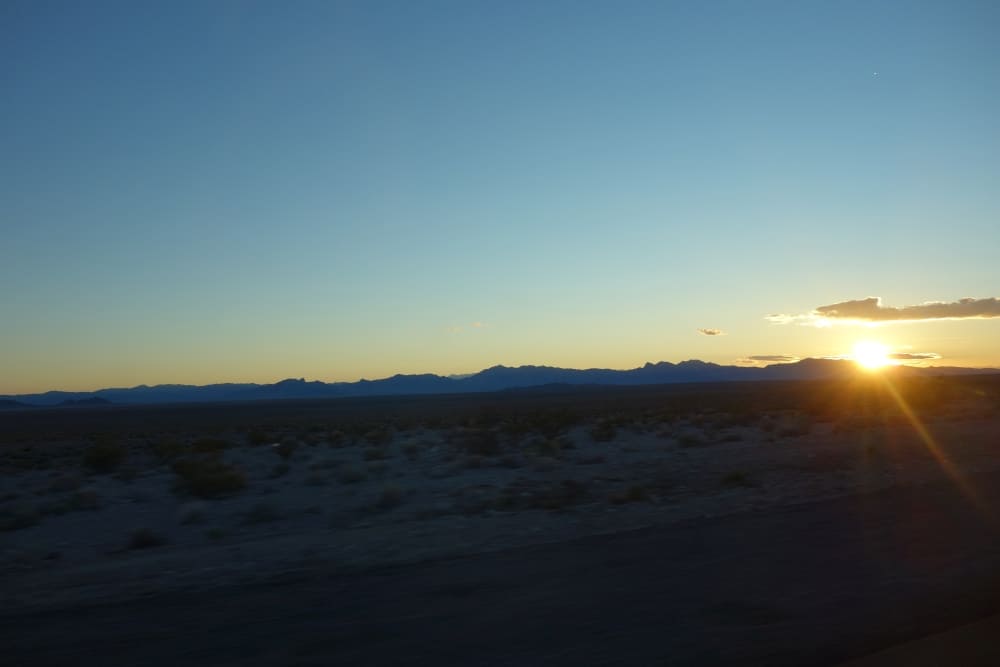 Vom Death Valley nach Las Vegas