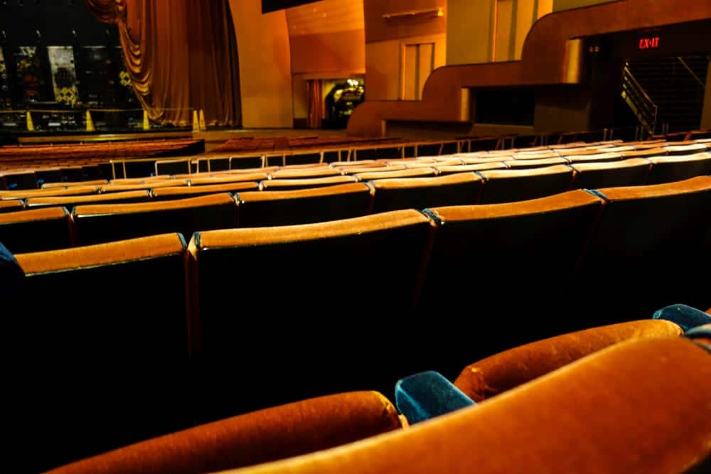 Unterwegs in der Radio City Music Hall in New York