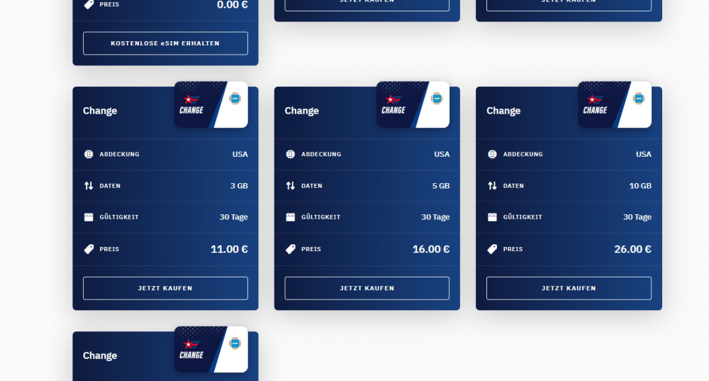 Airalo eSIM auswählen
